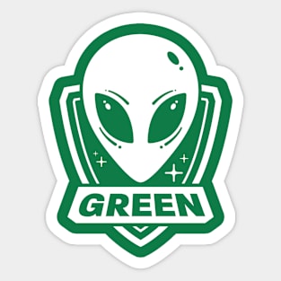 Green Team Sticker